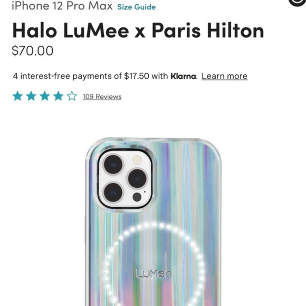 lumee light up iphone 12 pro max case